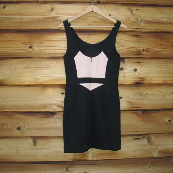 NWT Rebecca Minkoff Stella Leather Trim  Dress - Picture 7 of 10